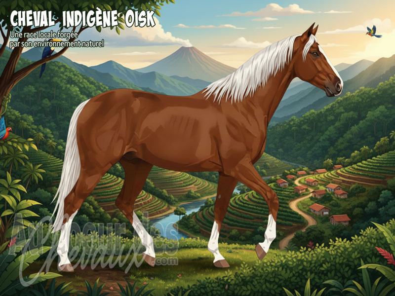 Le Cheval Indig�ne Oisk, de la conqu�te � l'isolement de la mosquitia