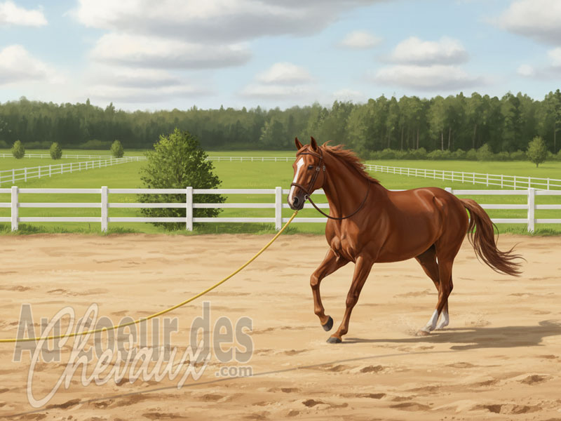La M�thode pour longer un cheval, principes biom�caniques, �ducation et gymnastique du cheval