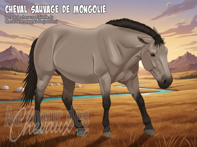 Le Cheval Sauvage de Mongolie, des origines � la l�gende du takhi