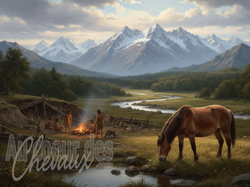Les Chevaux du N�olithique, de la chasse � l'aube de la domestication