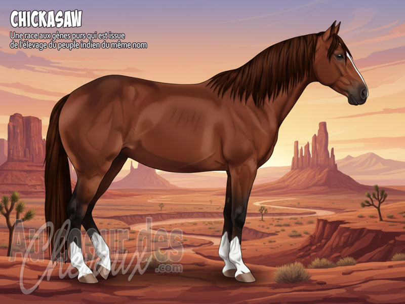 Le Cheval Chickasaw, l'h�ritage �quin des � cinq tribus civilis�es �
