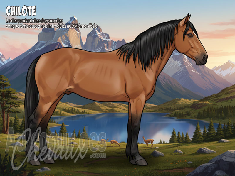 Le Poney Chilote, le survivant de l'archipel des brumes