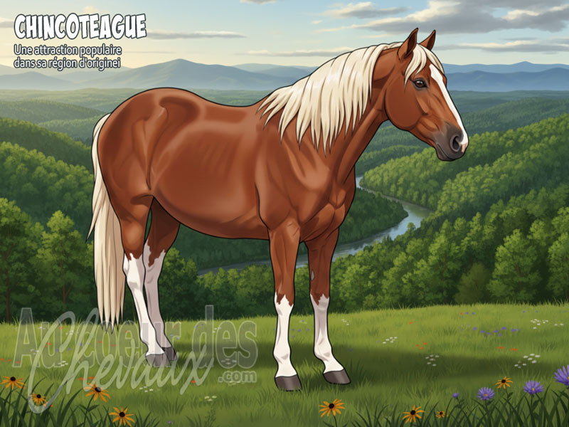 Le Cheval Chincoteague, entre l�gende des galions et r�alit� coloniale