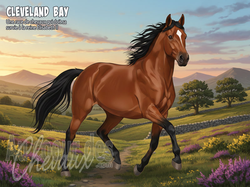 Le Cheval Cleveland Bay, le doyen des chevaux de grande-bretagne