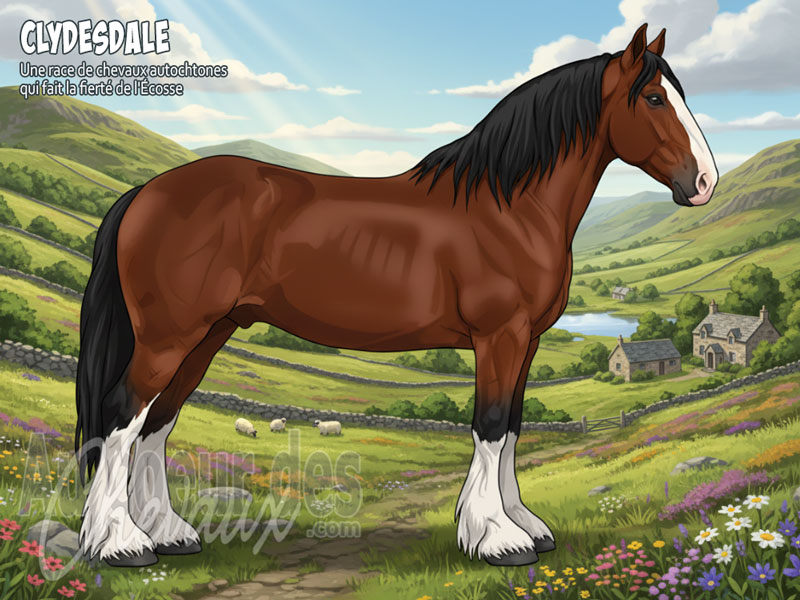 Le Cheval Clydesdale, le colosse de la vall�e de la clyde