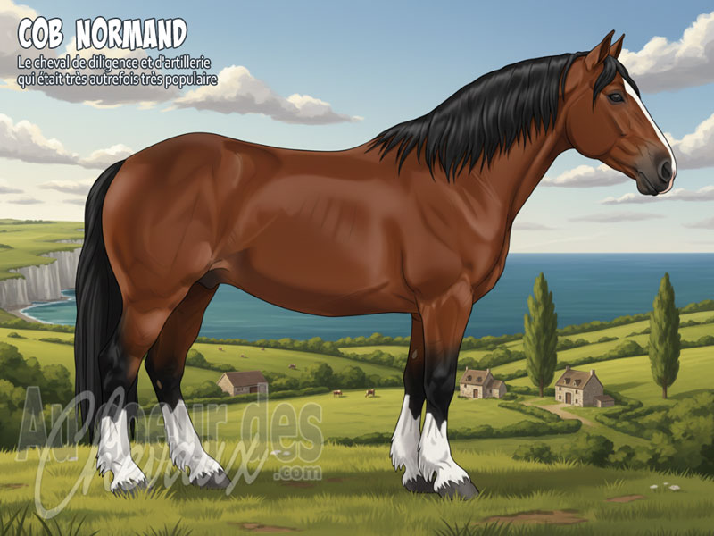 Le Cheval Cob Normand, l'�l�gance de la traction � la fran�aise