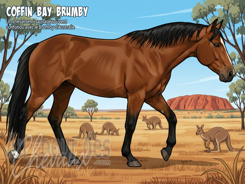 Le Poney Coffin Bay Brumby, les rescap�s de la p�ninsule d'eyre