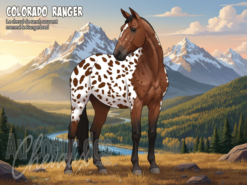 Le Cheval Colorado Ranger, l'h�ritage d'un don imp�rial dans l'ouest am�ricain