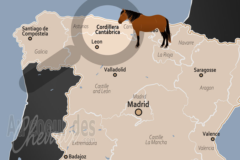 La Cordill�re Cantabrique, le galop des brumes sur les cimes de granit
