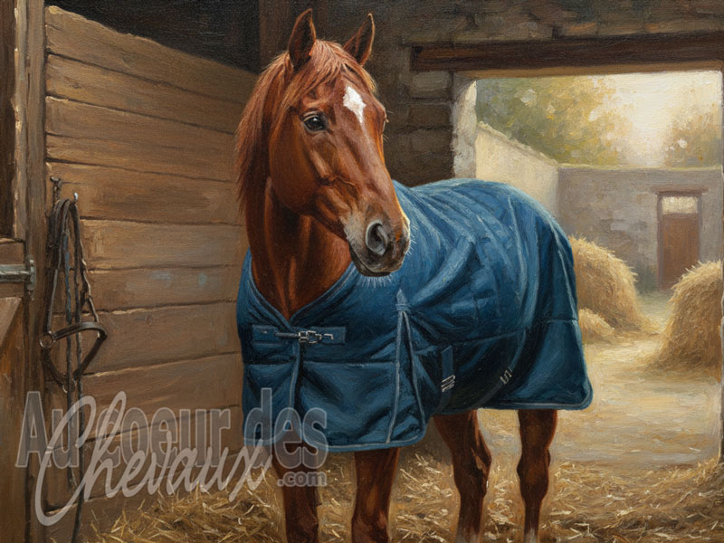 La Couverture d'�curie pour le cheval, fonctions thermiques, mat�riaux et gestion du bien-�tre �quin