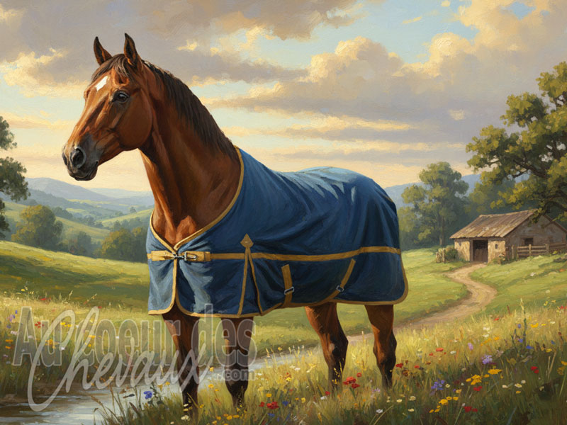 La Couverture d'ext�rieur du cheval, ing�nierie textile et d�fis de la thermor�gulation en milieu naturel