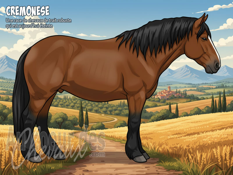 Le Cheval Cremonese, le g�ant de la plaine du p�