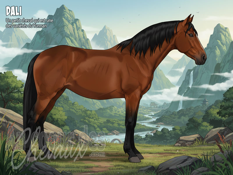 Le Cheval Dali, le voyageur infatigable de la route du th�