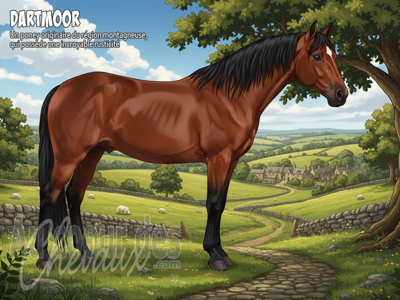 Le Poney Dartmoor, des landes de granit � la reconnaissance internationale