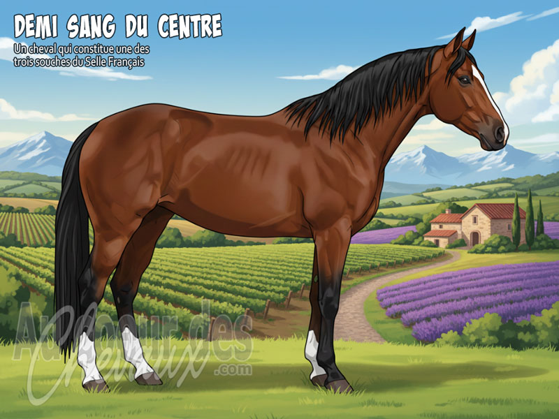 Le Cheval Demi Sang du Centre, l'anc�tre de l'�lite sportive