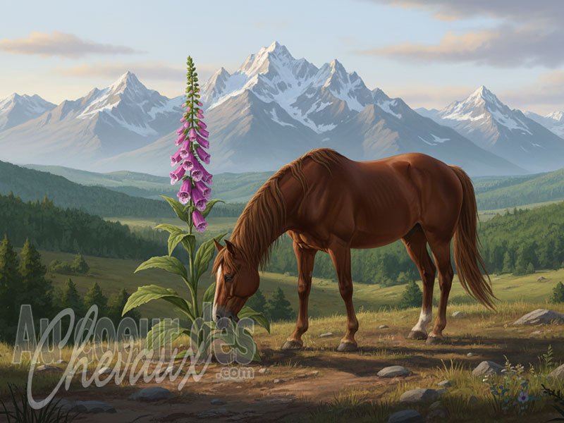 La Digitale et le cheval, �tiologie, m�canismes de toxicit� cardiaque et risques cliniques