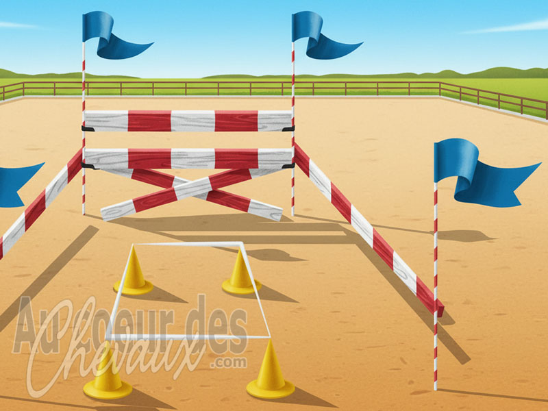 Le Dispositif de la chicane pour le cheval, enjeux p�dagogiques, techniques et biom�caniques