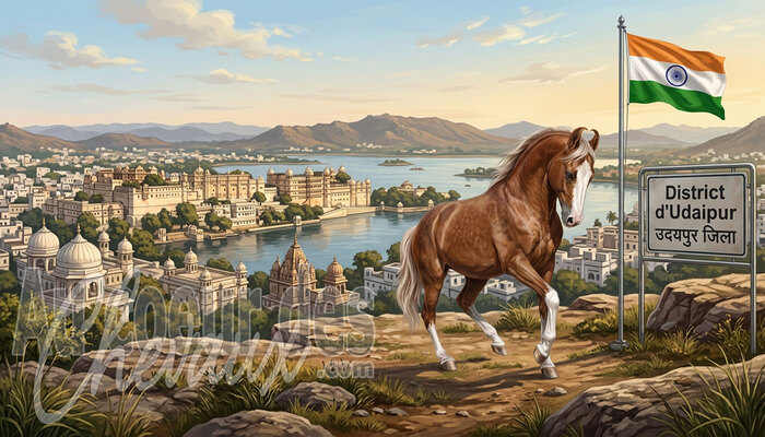 Le District d'Udaipur, le sanctuaire du cheval marwari et l'h&eacute;ritage du mewar
