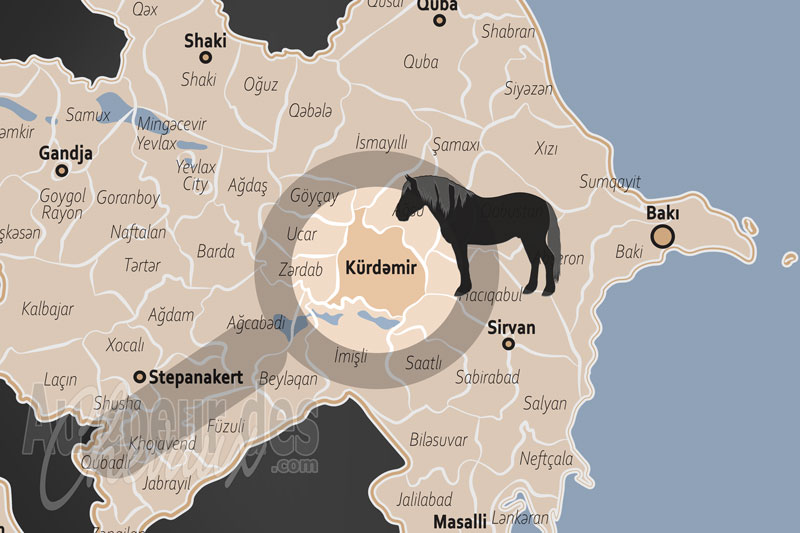 La localisation du District de K�rdemir en Azerba�djan