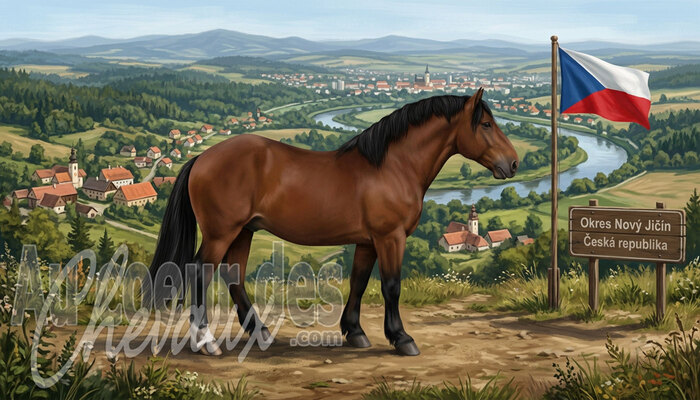 Le District de Novy Jic&iacute;n, bastion du cheval de trait sil&eacute;sien et du sport morave