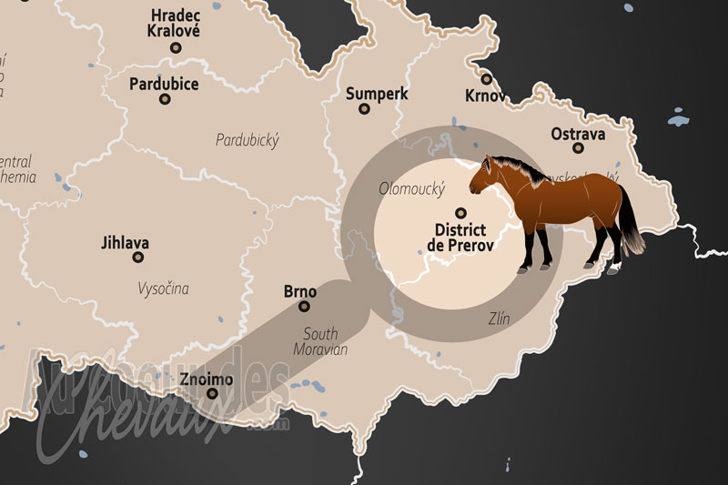 La localisation du District de Prerov en Tch�quie