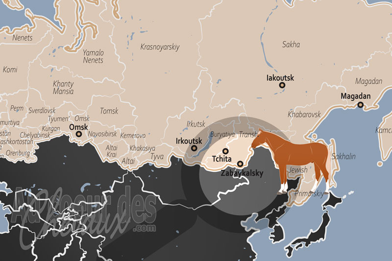 La localisation du District de Zabaykalsky en Russie