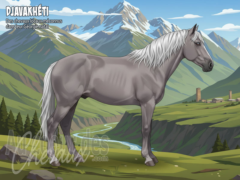 Le Cheval Djavakh�ti, le survivant des hauts plateaux de g�orgie