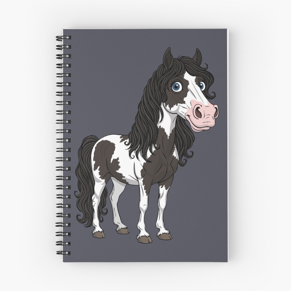 Une caricature d'un cheval Abaco Barbe