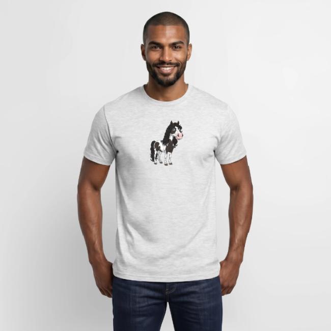 Une caricature d'un cheval Abaco Barbe