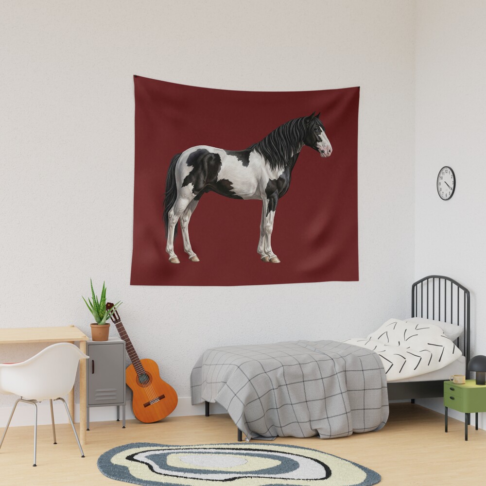Une illustration r�aliste du cheval Abaco Barbe