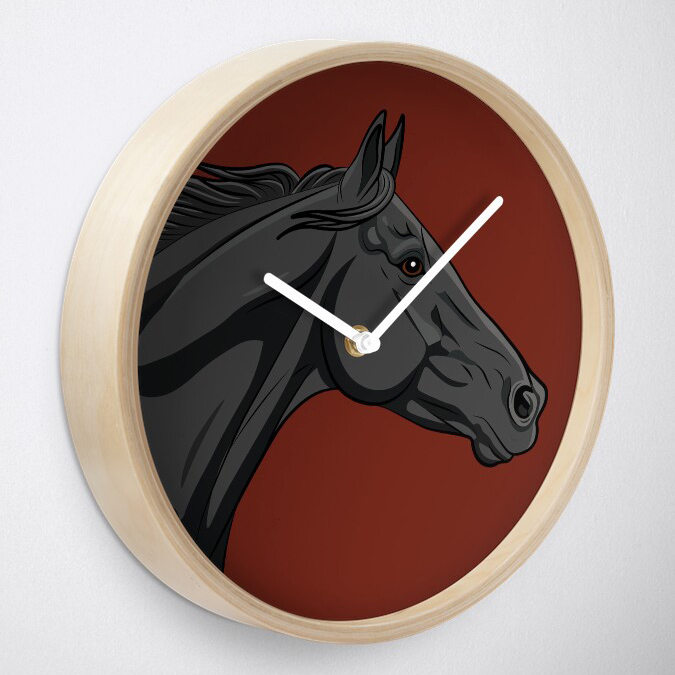 La t�te d'un cheval Abaga Noir au galop