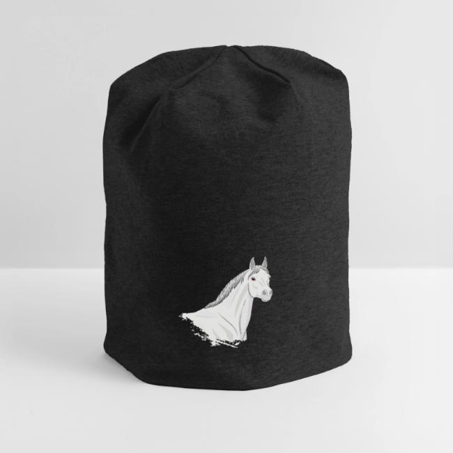 La t�te d'un cheval Abbayan blanc