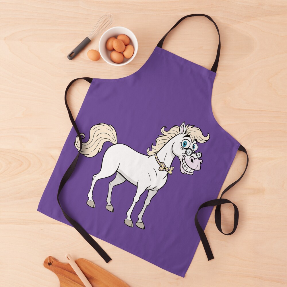 Un dessin cartoon du cheval Arabe Abbayan