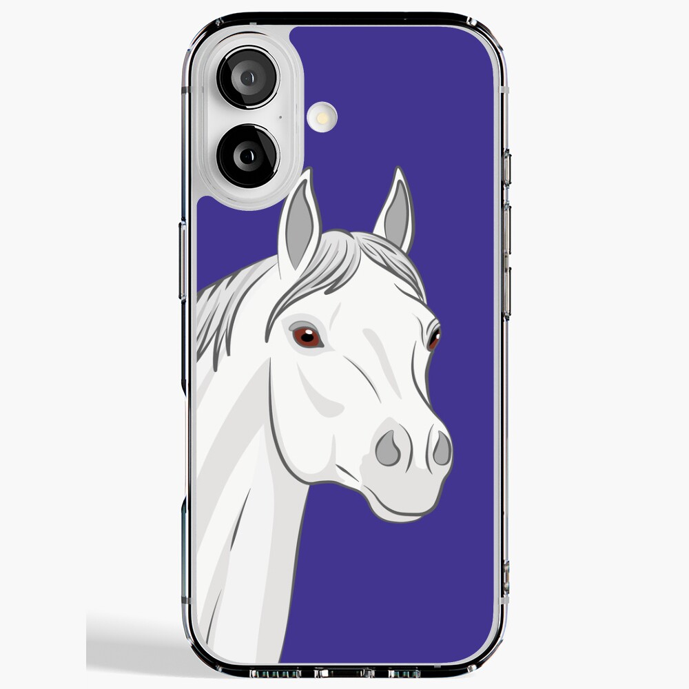 La t�te d'un cheval Abbayan blanc