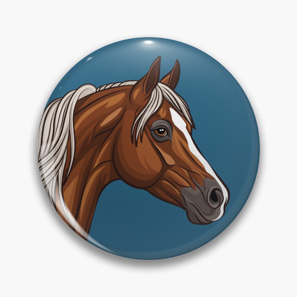 La t�te d'un cheval Arabe Abou'Ourquob alezan