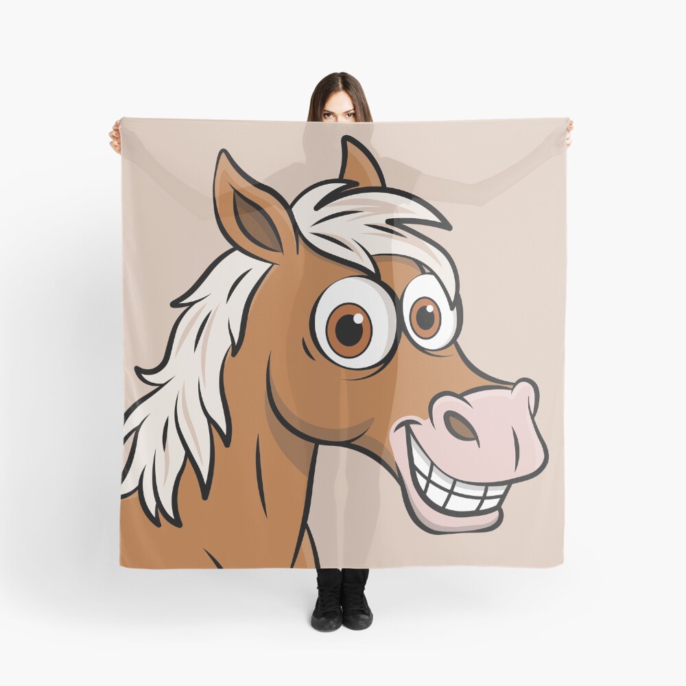 Un dessin cartoon d'un cheval Abou'Ourquob