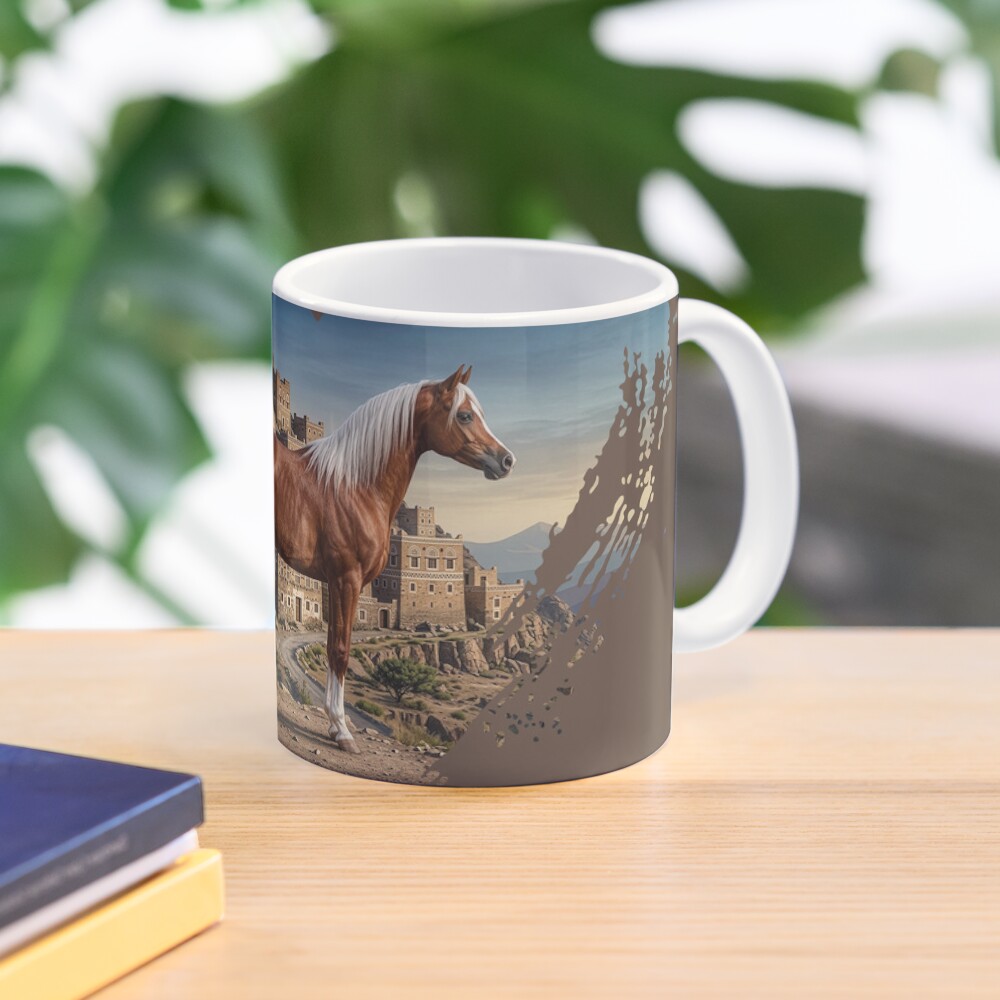 Le cheval Abou'Ourquob, le Y�men et un coeur