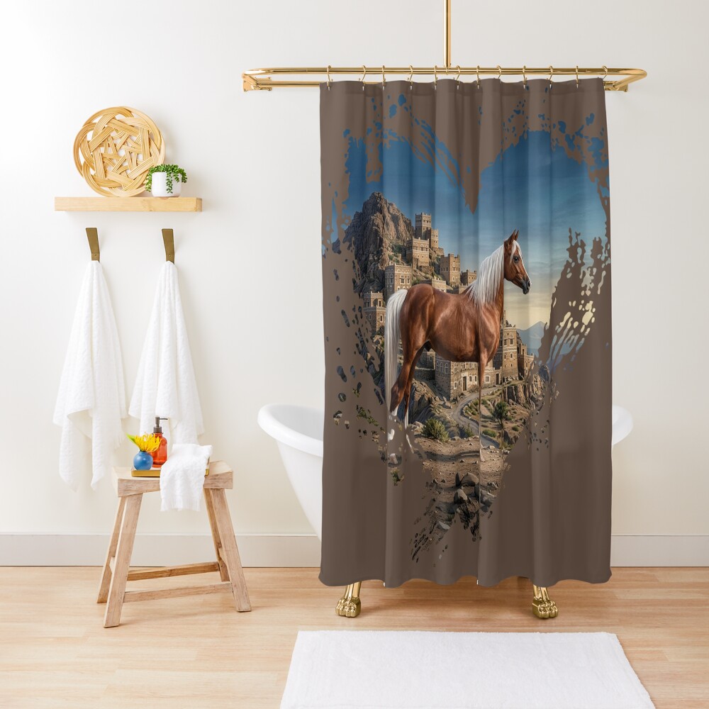 Le cheval Abou'Ourquob, le Y�men et un coeur