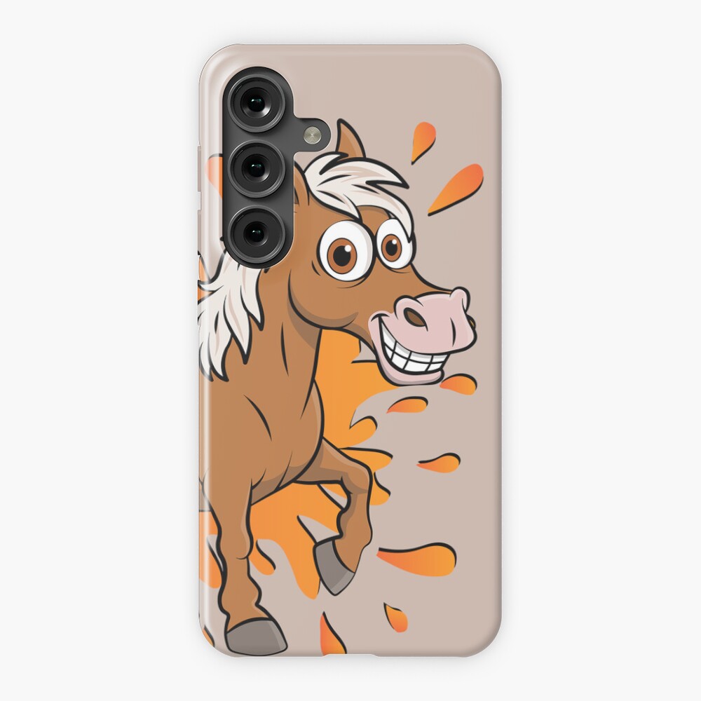 Un dessin cartoon d'un cheval Abou'Ourquob