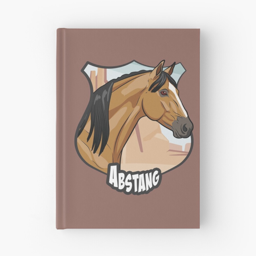 Un cheval et un d�sert dans un �cusson