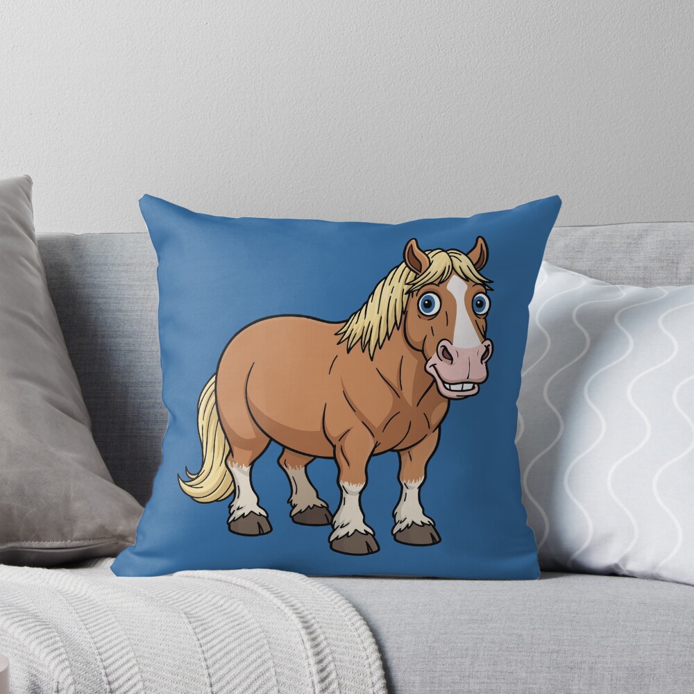 Un dessin cartoon du cheval Abtenauer