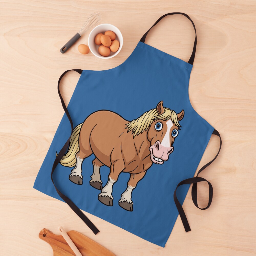Un dessin cartoon du cheval Abtenauer