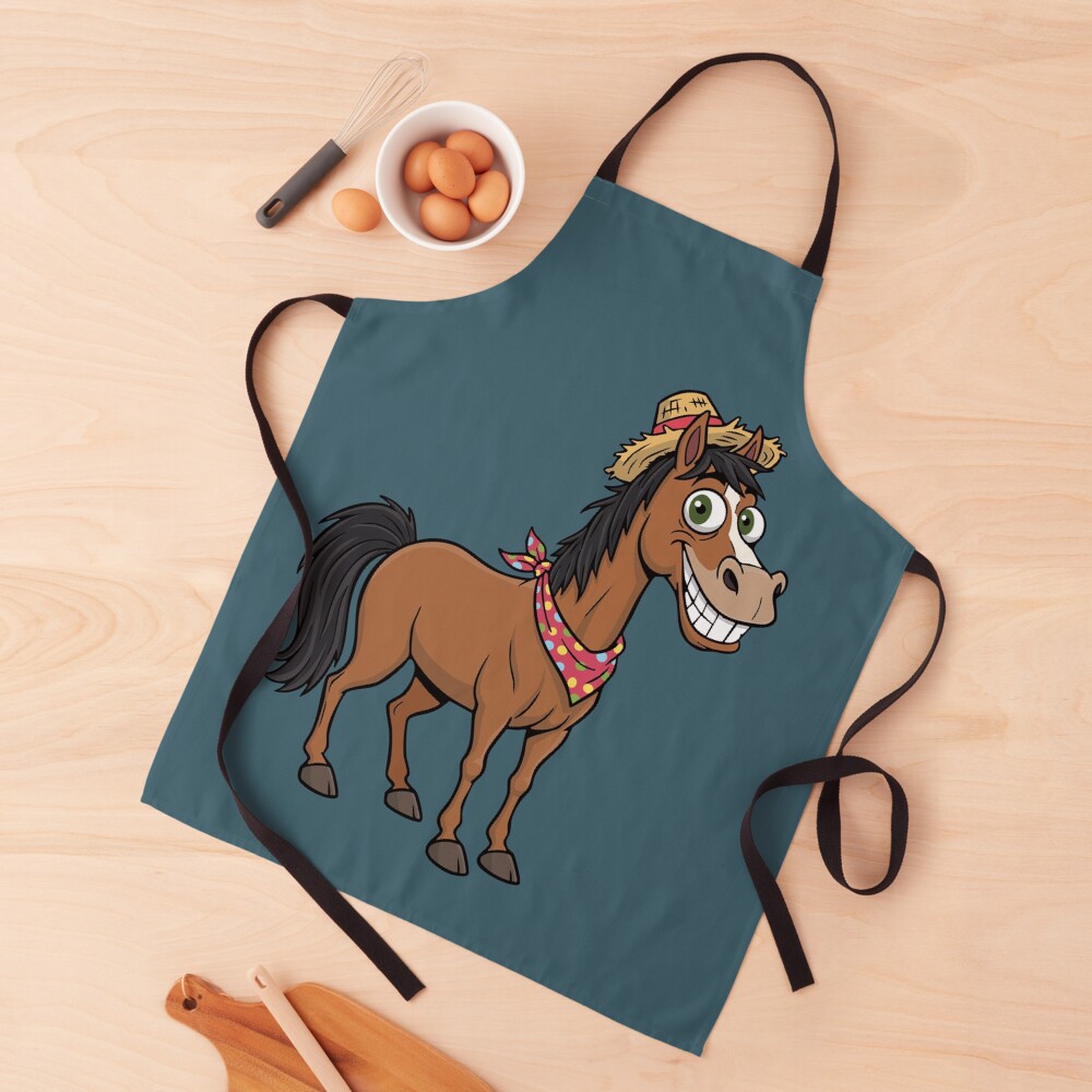 Un dessin cartoon d'un cheval Abyssinien