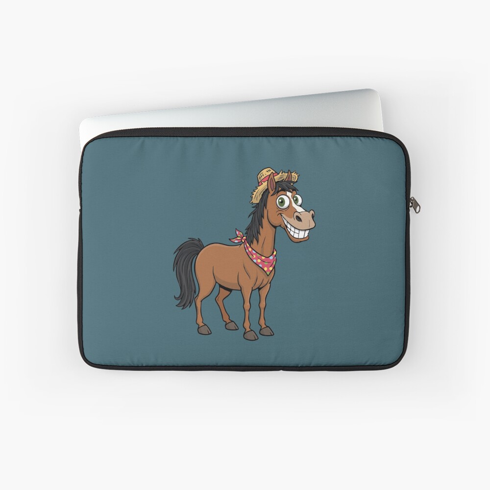 Un dessin cartoon d'un cheval Abyssinien