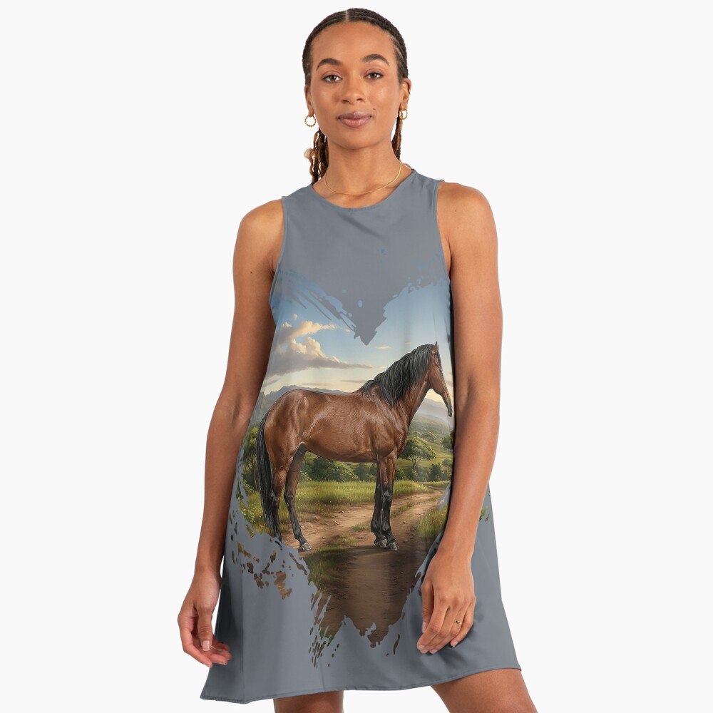 Un cheval Abyssinien, l'�thiopie et un coeur