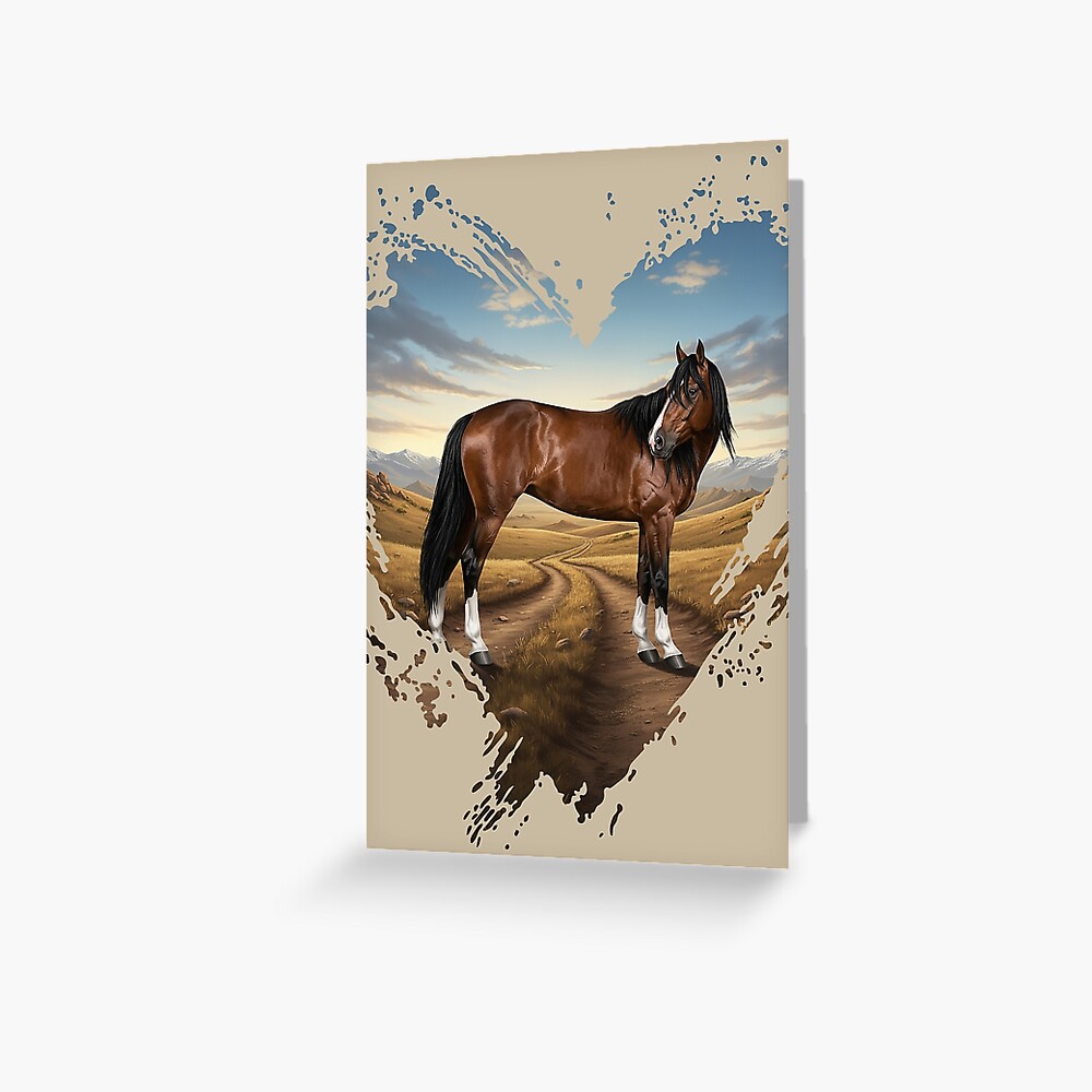 Le Cheval Adaev, un paysage et un coeur