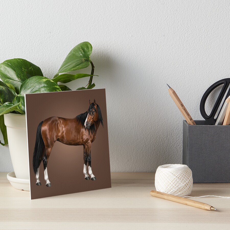 Une illustration r�aliste du Cheval Adaev