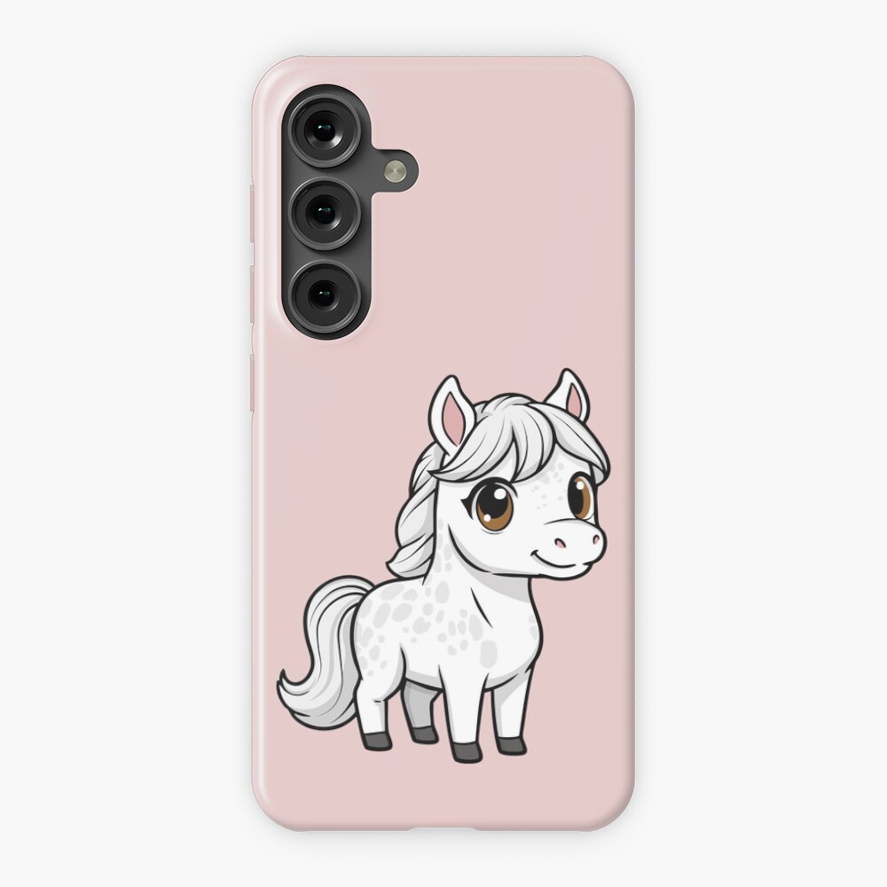 Un dessin de style chibi du cheval Arabe Abbayan