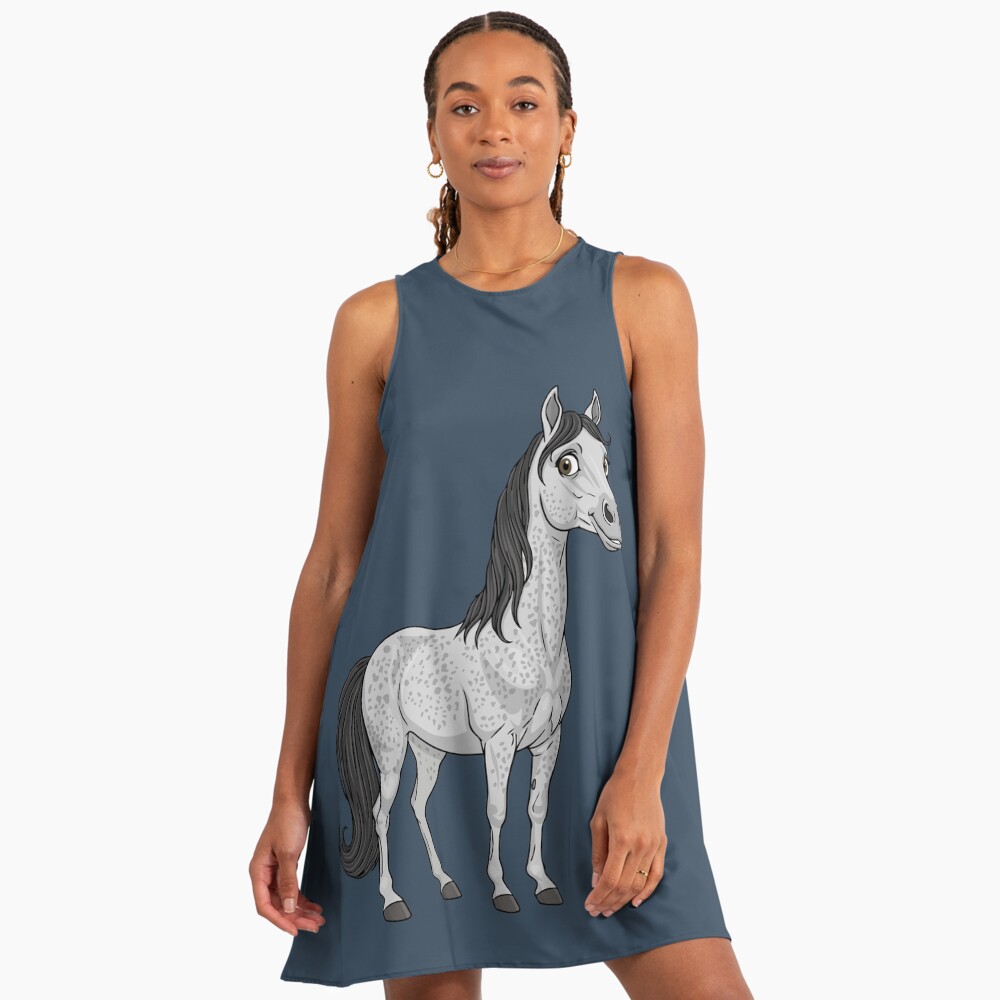 La caricature du cheval Arabe Abbayan