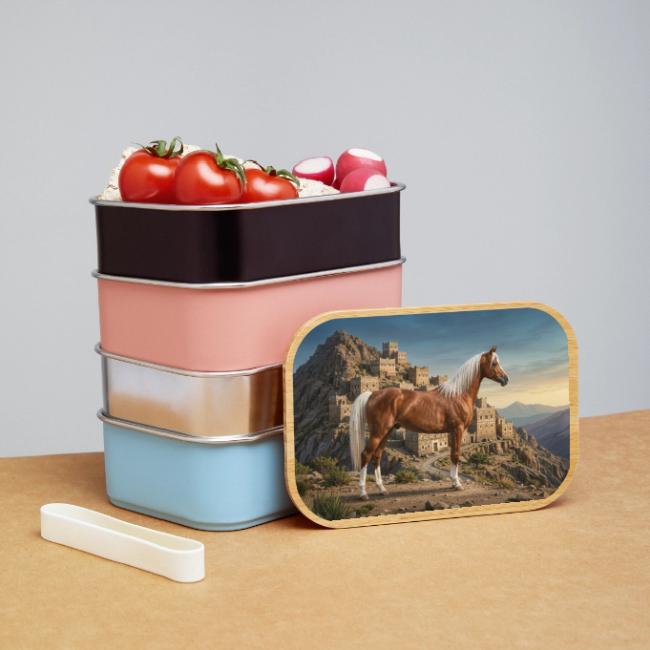 Le cheval Abou'Ourquob et un paysage du Y�men